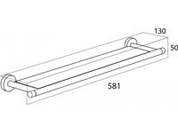 Tiger Planchet Boston 58 cm RVS Glans - thumbnail