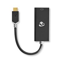 USB-Adapter | USB 3.2 Gen 1 | USB Type-C Male | Mini DisplayPort | 0.20 m | Rond | Verguld | PVC | Antraciet | Window Box - thumbnail
