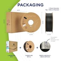 Polymaker 70959 PolyTerra Filament PLA kunststof Gering kunststofgehalte 1.75 mm 1000 g Legerbruin 1 stuk(s) - thumbnail