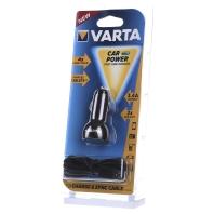 Varta Car Charger 2xUSB USB-oplader 17 W 2x USB-A Zwart Auto - thumbnail