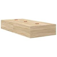 Opbergbedframe Sonoma Eiken 236.5 x 80 x 31.5 cm Bewerkt hout - thumbnail