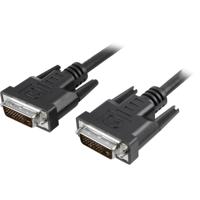 Techly ICOC DVI-8130 Dual-Link kabel, zwart - thumbnail