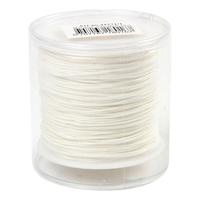 Creativ Company Polyester koord, dikte 0,8 mm, wit, 50 m/ 1 rol - thumbnail