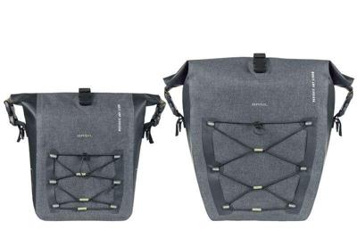 Basil navigator storm fietstas m - sportieve en functionele enkele fietstas - waterdicht - zwart