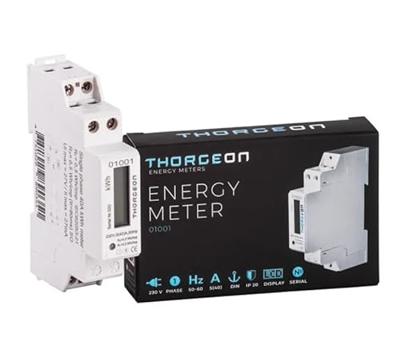 Thorgeon KWH meter 1-fase digitaal 40A + puls - 4518250 Thorgeon KWH meter 1-fase digitaal 40A + puls - 4518250