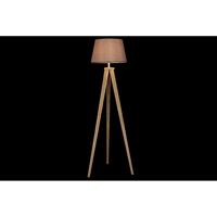 Vloerlamp DKD Home Decor 40 x 40 x 154 cm Natuurlijk Grijs Bruin 250 V 60 W Pijnboom (2 Stuks) - thumbnail