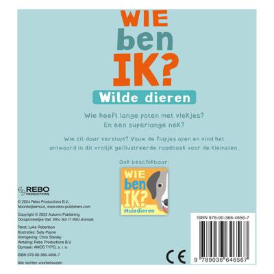 Rebo Publishers Wie ben ik? wilde dieren