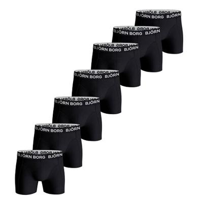 Bjorn Borg Boxershorts Cotton stretch 7-pack zwart
