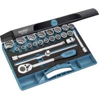 HAZET Dopsleutelset 900AZ - 1/2 inch (12,5 mm) vierkant hol - Buitentwaalfkant tractieprofiel - 23-delig - <sup>3</sup>?<sub>8</sub> - - thumbnail