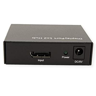 VALUE DisplayPort Video-Splitter, met hub funktie, 2voudig