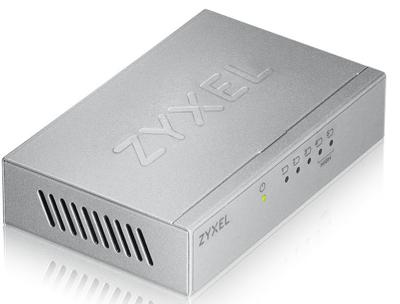 Zyxel ES-105A Unmanaged Fast Ethernet (10/100) Zilver Zyxel ES-105A Unmanaged Fast Ethernet (10/100) Zilver