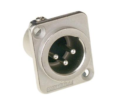 Amphenol AC3MMDZ 3 Polige XLR Chassisdeel | Female | Type D