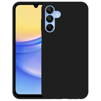 Just in Case Soft TPU Case voor Samsung A15 4G/5G Telefoonhoesje Zwart