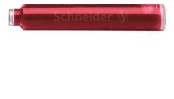 6 Inktpatronen Schneider rood