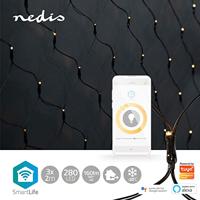 Nedis SmartLife Decoratieve LED iOS/Android 3x2 meter 280 LED&apos;s warm wit - thumbnail