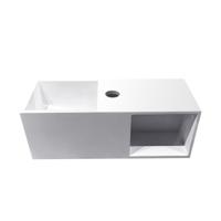 Wiesbaden Julia fontein Solid surface met nis 54 x 20 x 20 cm mat wit - thumbnail