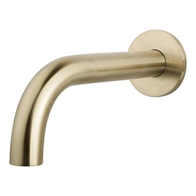 Wiesbaden inbouw-uitloop rond 20cm 1/2'' geborsteld messing