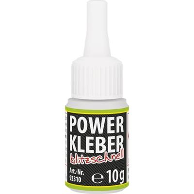 PETEC universeel lijm "power kleber blitzschnell" second glue 10g water bottle
