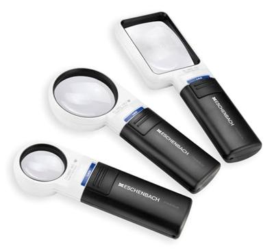 Eschenbach 15115 Vergrootglas Met LED-verlichting Vergrotingsfactor: 5 x Lensgrootte: (Ø) 58 mm