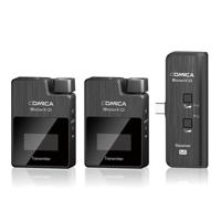 Comica BoomX-D UC2 draadloze microfoon-set met 2 zenders en USB-C-ontvanger - thumbnail