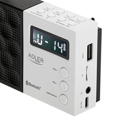 Radio Adler pll fm ad 1908 Zwart Wit Radio Adler pll fm ad 1908 Zwart Wit