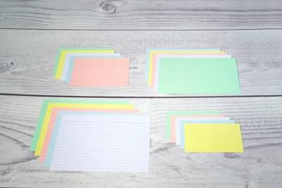 Systeemkaart exacompta 125x200mm lijn wit | 12 stuks