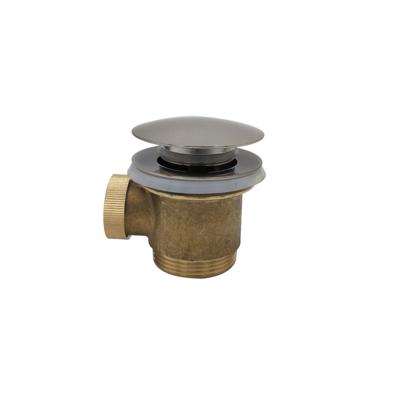 Losse Clickwaste Wiesbaden Luxe Compleet 5/4 tbv Vrijstaand Bad Geborsteld Staal