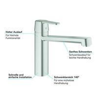 GROHE Get Keukenkraan - rvs 30196DC0 - thumbnail
