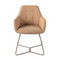 Jesper Home Noto eetkamerstoel Toasted Toffee beehive rose - thumbnail