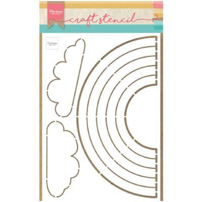 Marianne Design • craft stencil rainbow