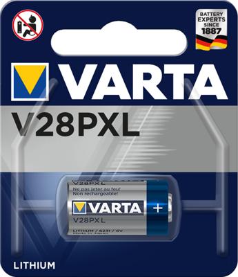 Varta LITHIUM Cylindr. V28PXL Bli 1 Speciale batterij V28PXL Lithium 6 V 170 mAh 1 stuk(s)