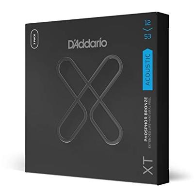 D'Addario XTAPB1253-3P 12-53 Light Phosphor Bronze Coated snaren voor westerngitaar (3 sets)