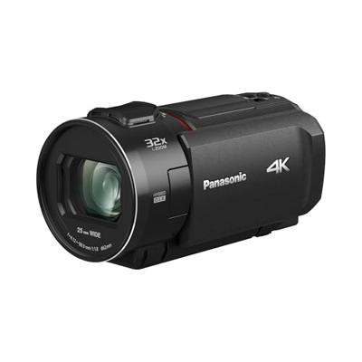 Panasonic VX3 | 4K camcorder (videokwaliteit 4K 25p, 24 x optische zoom, groothoek 25 mm, tactdisplay, gestabiliseerd, AF 4K, HDR) zwart - Franse versie