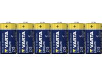 Varta LONGLIFE C Folie 6 C batterij (baby) Alkaline 1.5 V 7600 mAh 6 stuk(s) - thumbnail