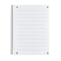 Collegeblok Oxford A4+ muziek 4-gaats 100 pagina's 80gr blauw | 10 stuks - thumbnail