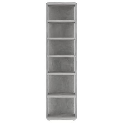 VidaXL Schoenenkasten 2 st 27,5x27x102 cm betongrijs VidaXL Schoenenkasten 2 st 27,5x27x102 cm betongrijs