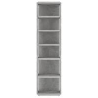 VidaXL Schoenenkasten 2 st 27,5x27x102 cm betongrijs - thumbnail