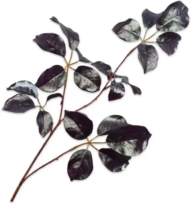 Silk-ka kunsttak blad 74cm zwart