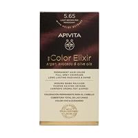 Apivita Hair Color Elixir Permanent Hair Color 5.65 Set - thumbnail
