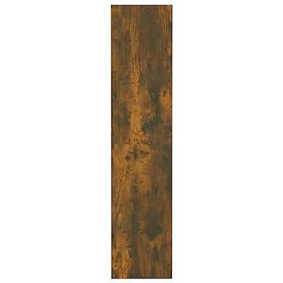Boekenkast/kamerscherm 80x30x135 cm spaanplaat gerookt eiken