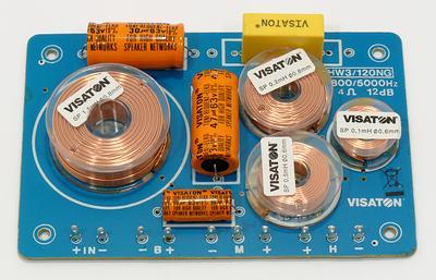 Visaton HW 3/120 NG - 4 Ohm 3-weg frequentiescheidingsfilter 4 Ω Visaton HW 3/120 NG - 4 Ohm 3-weg frequentiescheidingsfilter 4 Ω