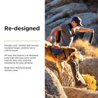 Klean Kanteen Thermosfles - classic - zwart - met ringdop - 592 ml (20 oz ) - thumbnail