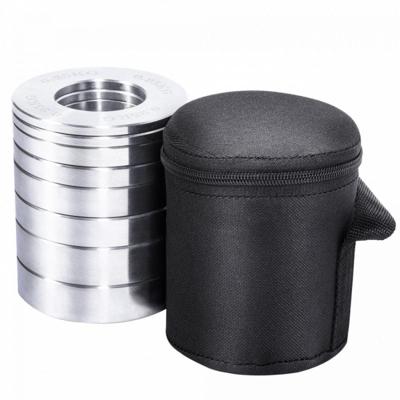 Halterschijven set 50/51mm Chroom 5 kg inclusief koffer Halterschijven set 50/51mm Chroom 5 kg inclusief koffer