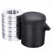 Halterschijven set 50/51mm Chroom 5 kg inclusief koffer - thumbnail