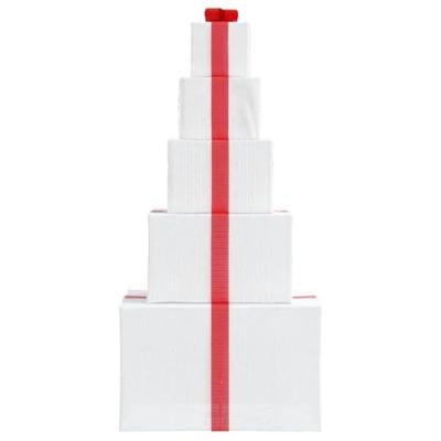 VidaXL Kerstdecoratie geschenkdoos 250 led's warm wit