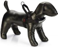 Beeztees Parinca Premium Comfort - Hondentuig - Nylon - Zwart - 52-62 cm x 25 mm - thumbnail