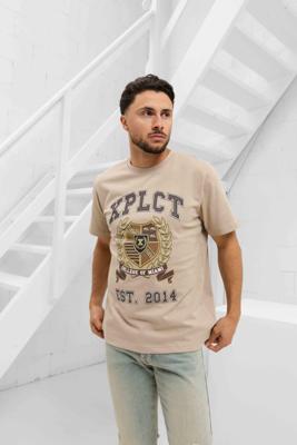 XPLCT Miami T-Shirt Heren Beige - Maat L - Kleur: Beige | Soccerfanshop XPLCT Miami T-Shirt Heren Beige - Maat L - Kleur: Beige | Soccerfanshop