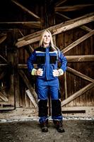 NITRAS SAFETY Nitras werkbroek "motion tex plus" trousers size 50 blue/sw nitras motion tex plus - thumbnail
