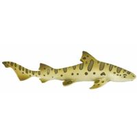 Safari speeldier luipaardhaai junior 14 x 3 cm groen/geel - thumbnail