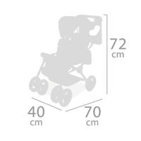Poppenwagen Decuevas Verona Tweeling - thumbnail